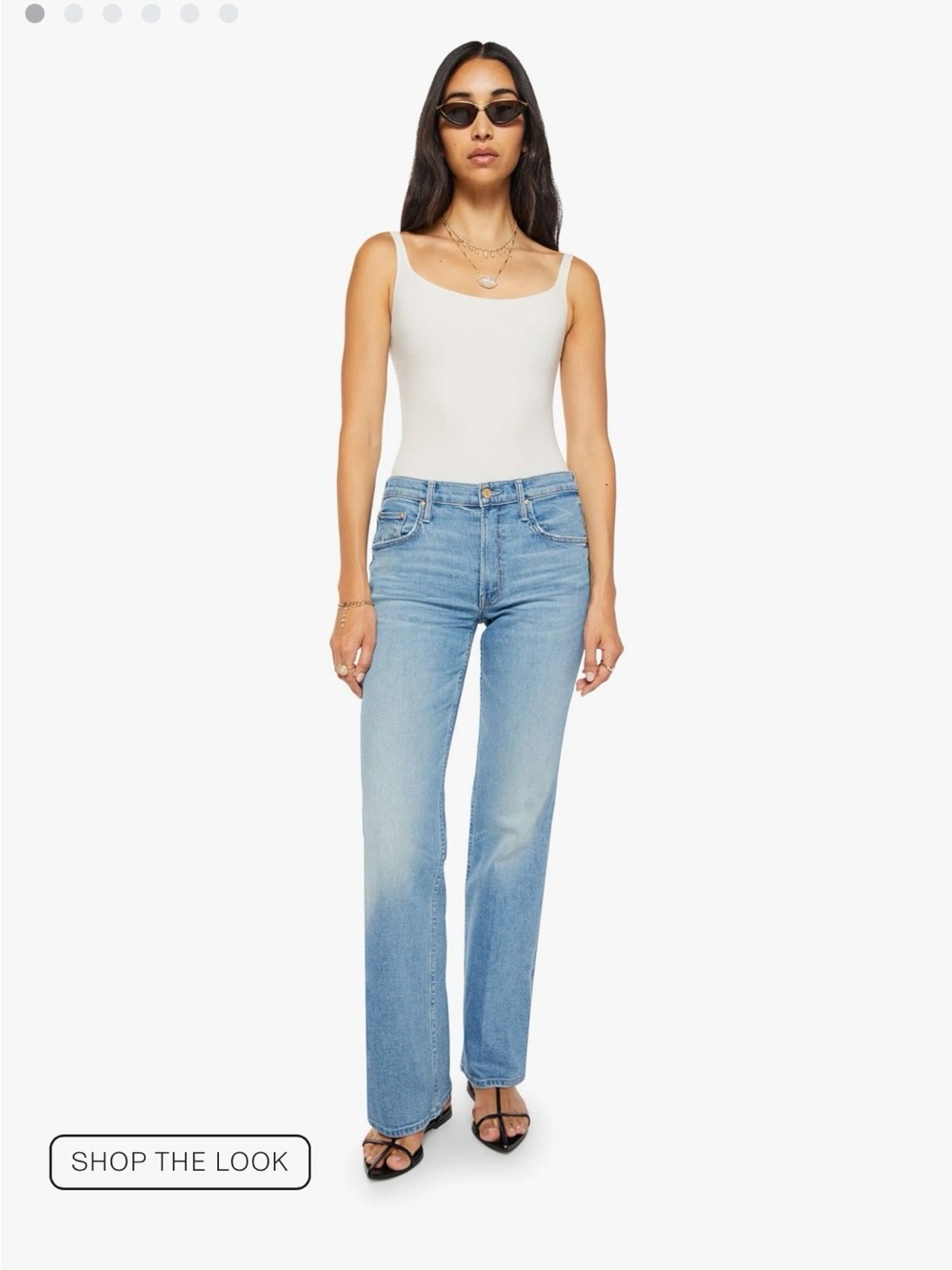 MOTHER Light Blue Loose Leg Jeans